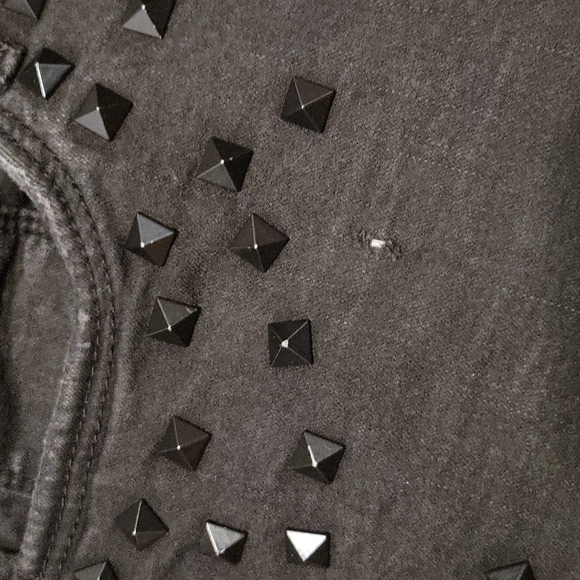 Garage Black High Rise Jeans with Studs - Picture 6 of 10